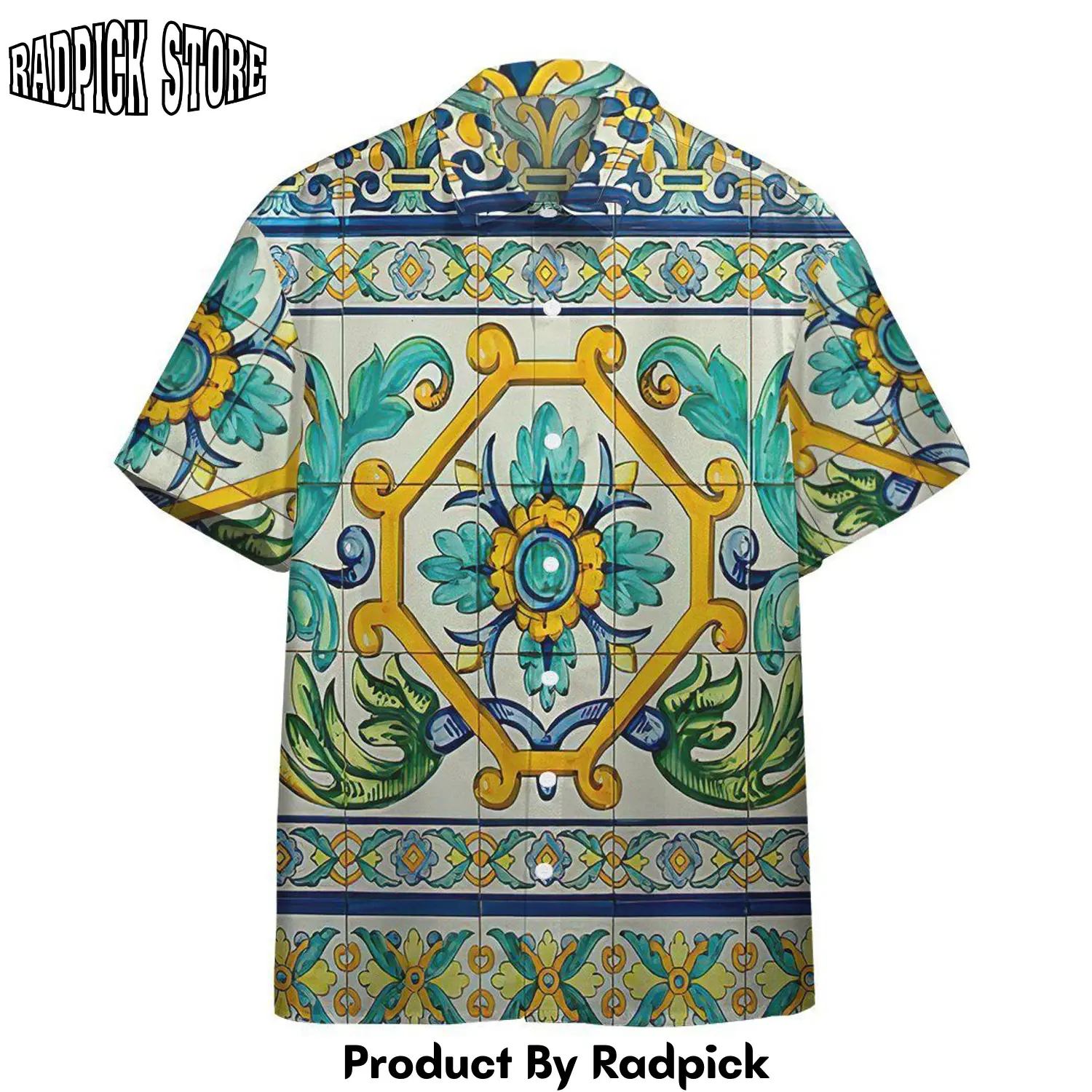 Radpick 3d majolica hawaii shirt rp292579